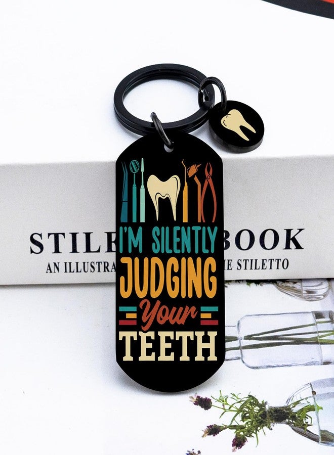 OEHEDOU مستلزمات مساعدي طب الأسنان للنساء والرجال، هدايا لأخصائيي صحة الأسنان، هدية تقدير لأطباء الأسنان، هدية جنية الأسنان، سلسلة مفاتيح مضحكة لطبيب الأسنان، هدية لمساعد طبيب الأسنان في عيد الميلاد - Image 3