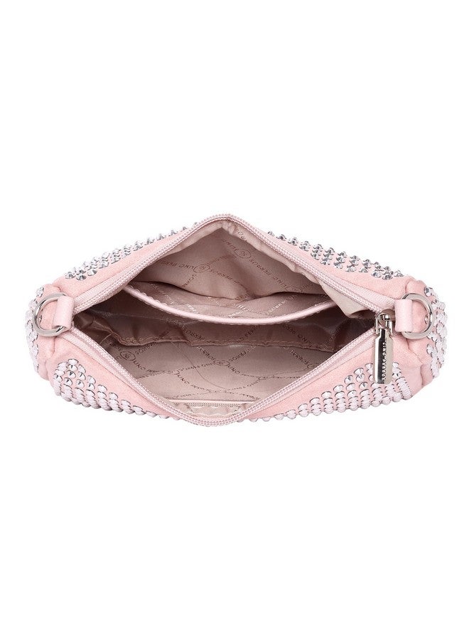 LINO PERROS Lino Perros Womens Soft Pink Shoulder Bag  - Image 5