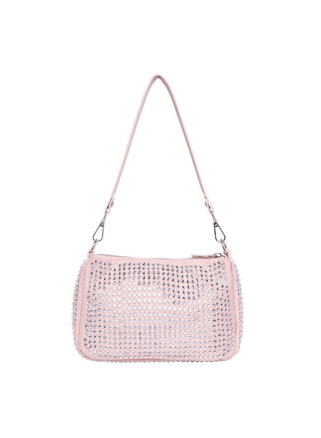 LINO PERROS Lino Perros Womens Soft Pink Shoulder Bag  - Image 4