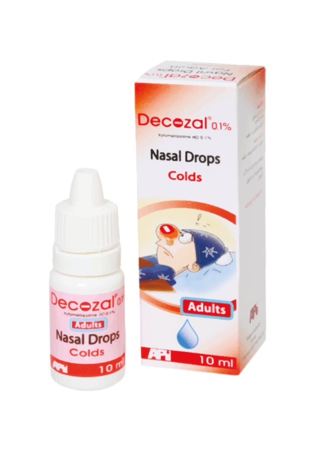 Decozal 0.1% Nasal Drop 10 ml - Image 1
