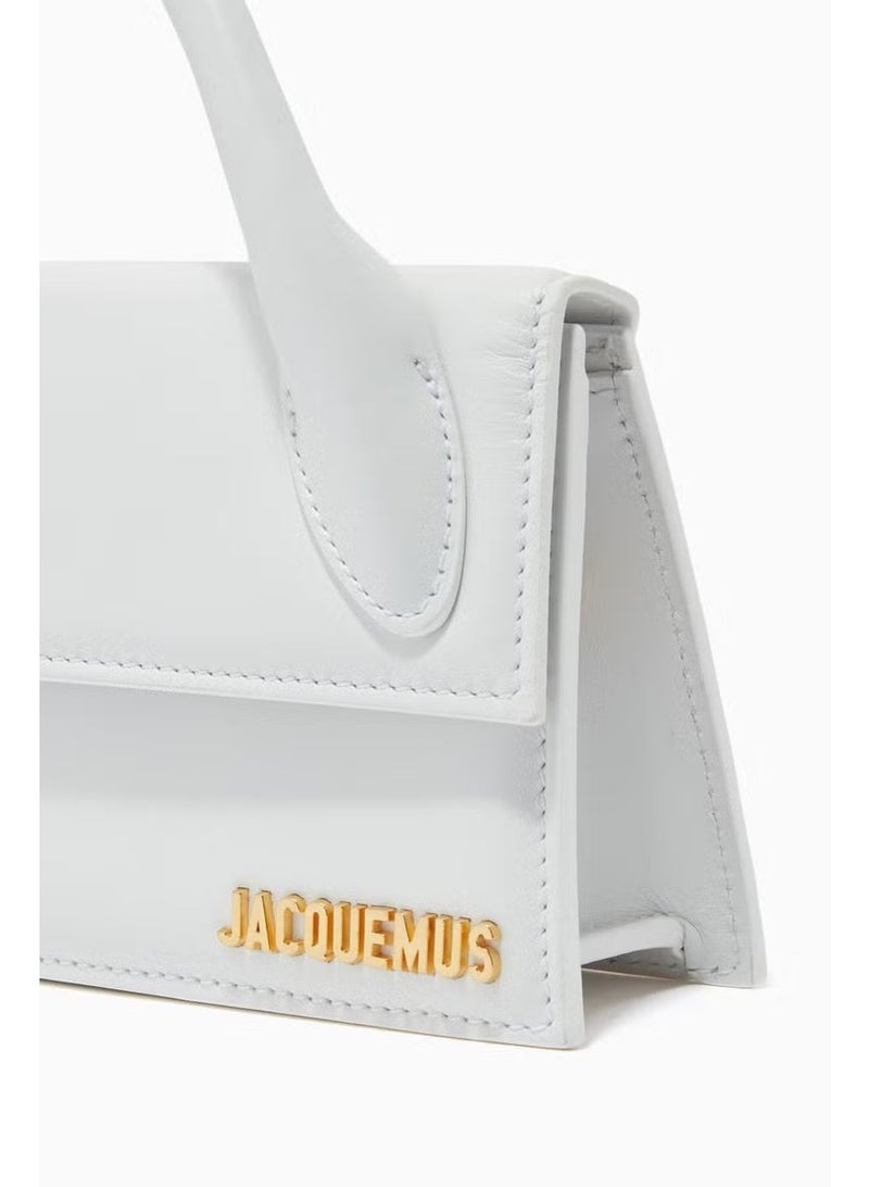 JACQUEMUS Le Chiquito Long Handbag Tote Bag Leather Flap Long With Crossbody Strap - Image 4