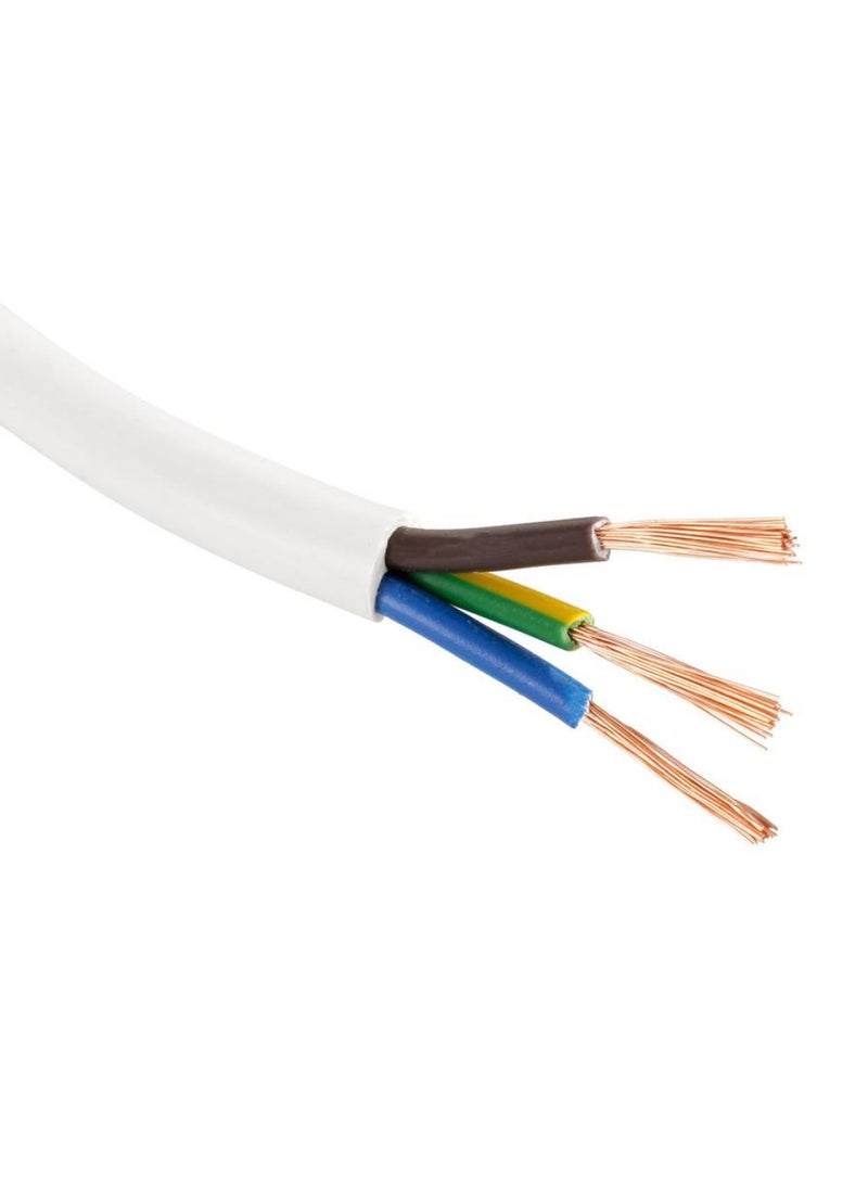 Oshtraco 3-Core Flexible Copper Cable Roll 1.5mmx1m Sold Per Meter