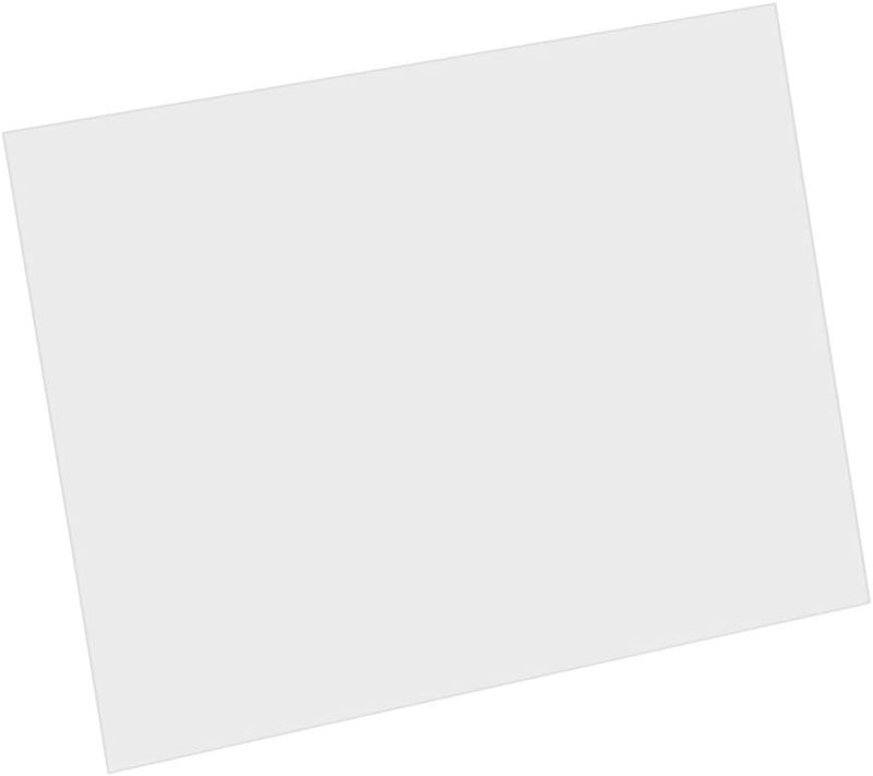 FLEOR 20x17cm Acoustic Pickguard Blank Material Self Adhesive Guitar Pick Guard Scratch Plate Sheet, Transparent - Image 1