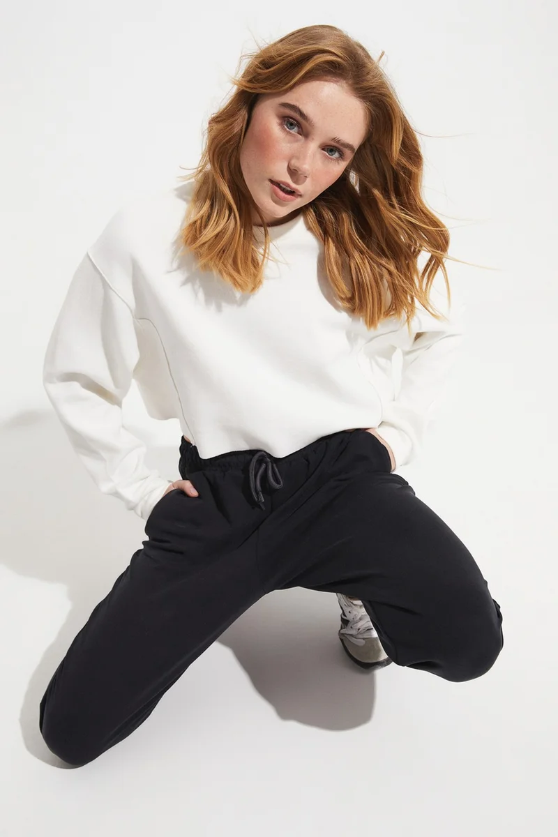 JUNE Women's Modal Blend Relaxed Cut Basic Jogger Sweatpants