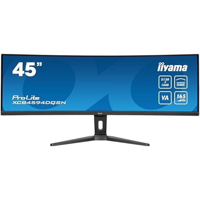 rayihni XCB4594DQSN-B1 MONITOR 44.5", VA, 5120X1440/165HZ, 2H1DP1TYPE-C, HAS - Image 1