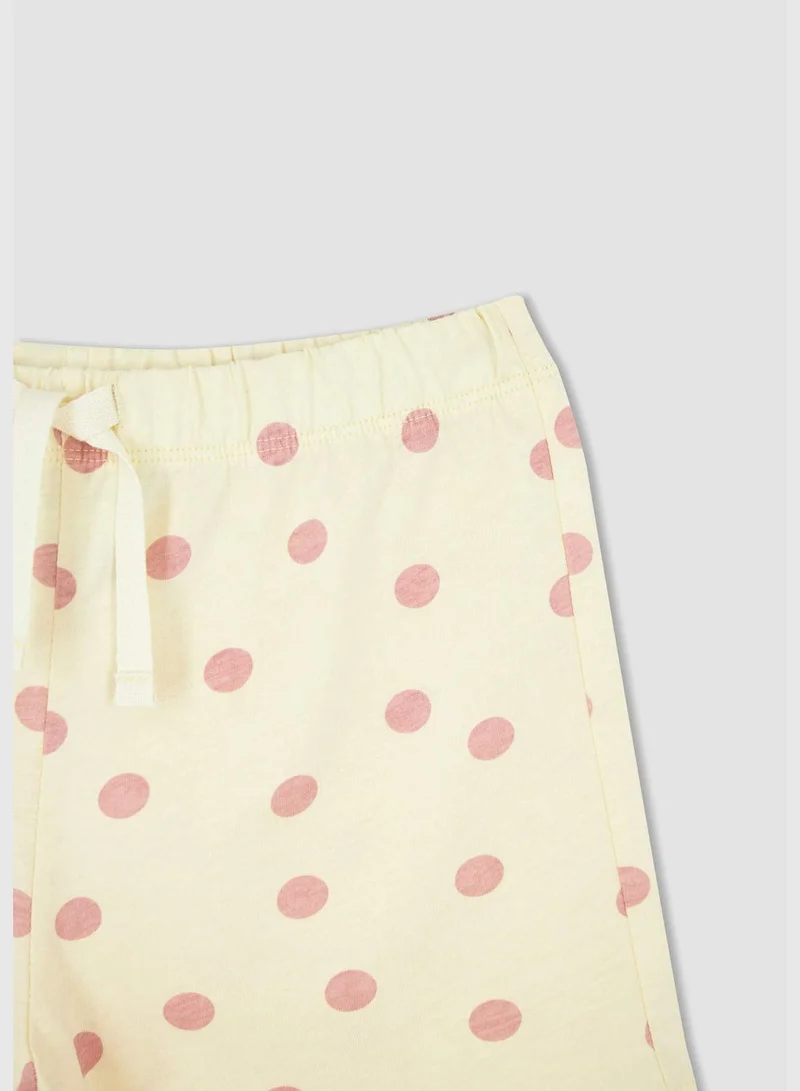 DeFacto Regular Fit Short Sleeve Bambi Print Pyjama Set