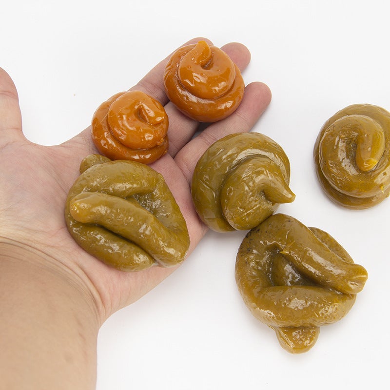 Lx Creative Prank Poop Toy, Realistic Poop Soft Rubber Stress-Relief Squishy Toy, April Fool's Day Prank Stress-Relief Gift - Image 2