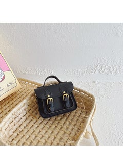 Kids Fashion Retro Cambridge Satchel Shoulder Bag Black