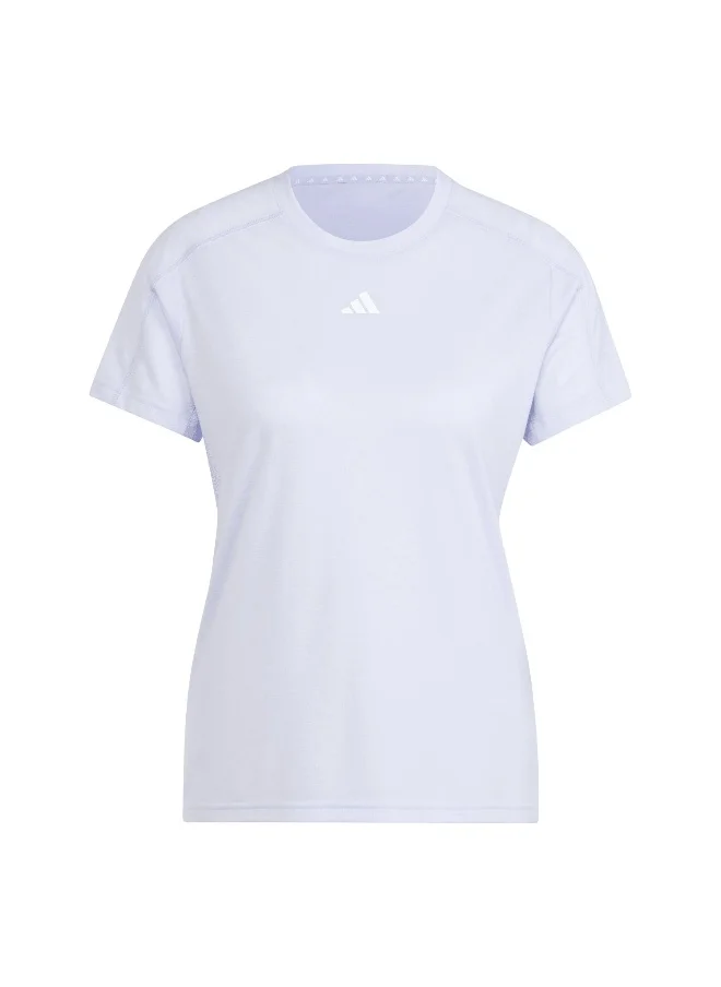 اديداس adidas aeroready workout essentials neck women t-shirt