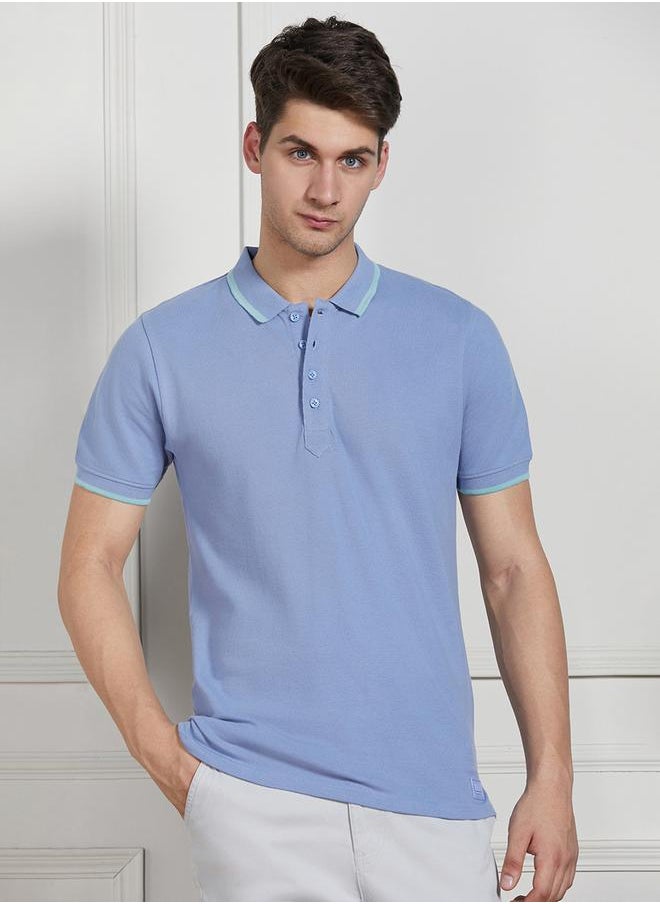 Dennis Lingo Cotton Regular Fit Polo by Styli  - Image 1