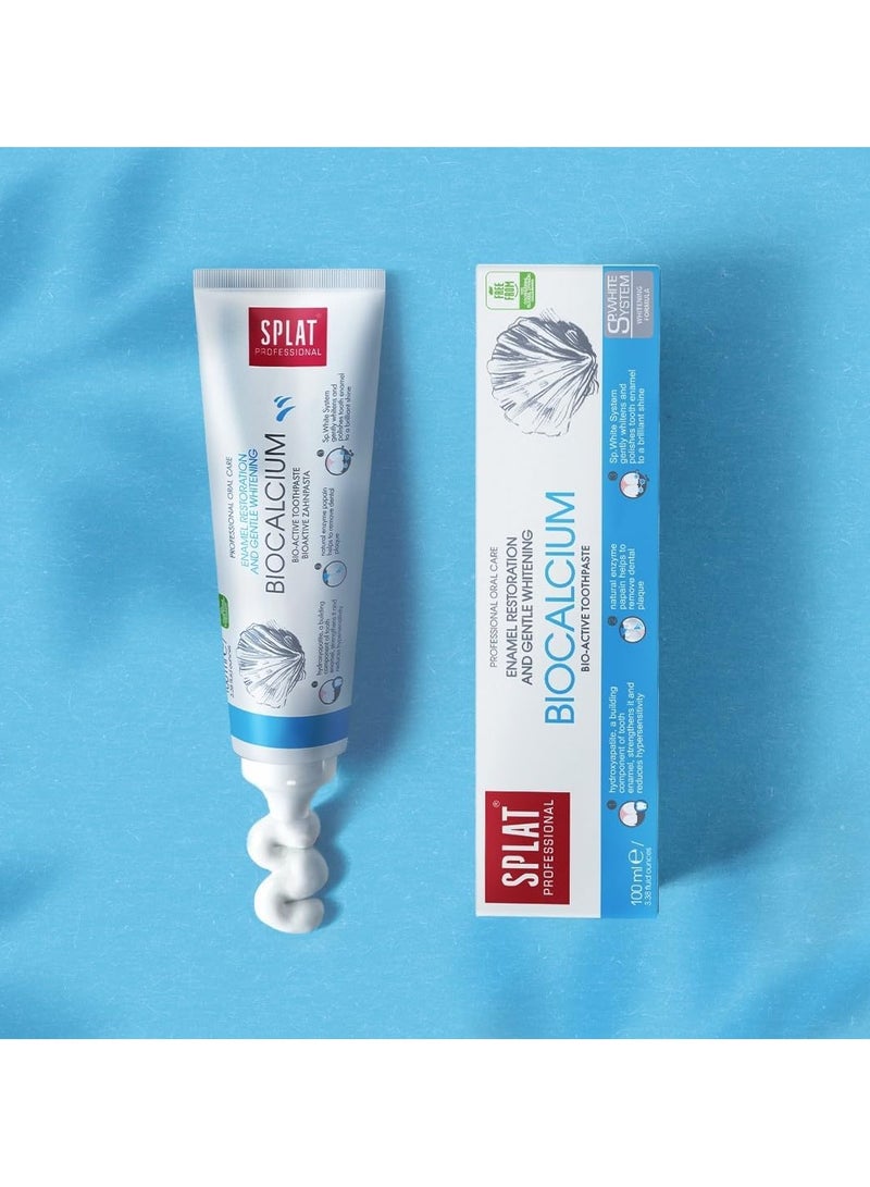 SPLAT Professional Biocalcium Natural toothpaste with Calcium for Strong & Sensitive Teeth 100ml - Image 4