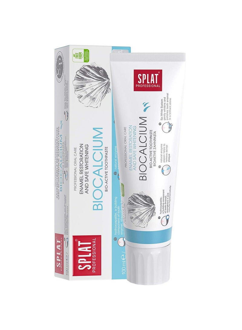 SPLAT Professional Biocalcium Natural toothpaste with Calcium for Strong & Sensitive Teeth 100ml - Image 2
