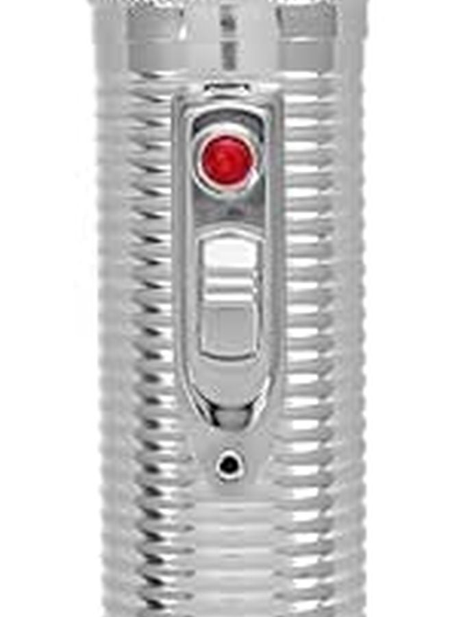 Vintage Green Metal Handheld Flashlight For Home And Outdoor Use - Image 1