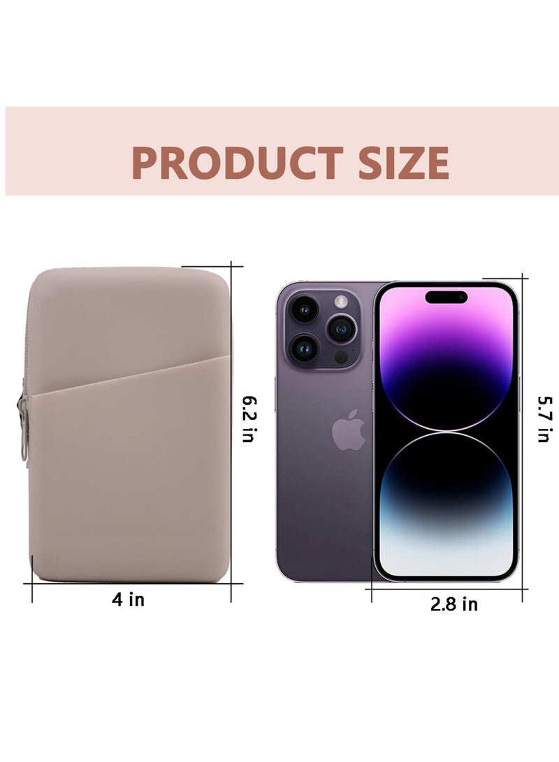 SYOSI Water Bottle Carrier Bag with Pocketfor, Silicone Design Tumbler Pouch for Phone, Card, Keys, Earphone  - Image 3