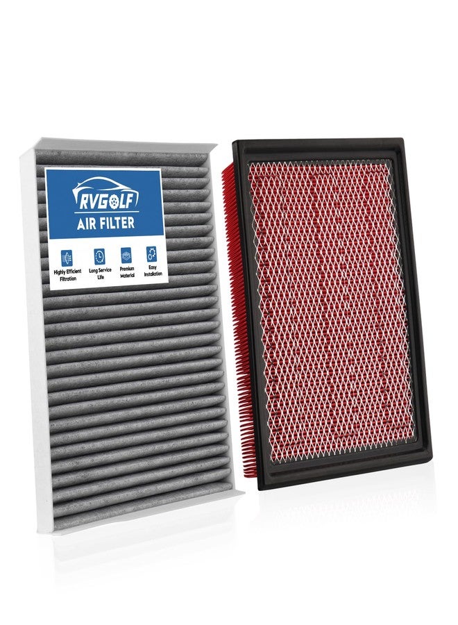 RVgolf Engine+Cabin Air Filters Fit for Ford Expedition 2018-2025, F-150 2015-2025, Lincoln Navigator 2018-2024 Engine Air Filter Replacement Cabin Air Filter Accessories# CF12150 CA10262 - Image 1