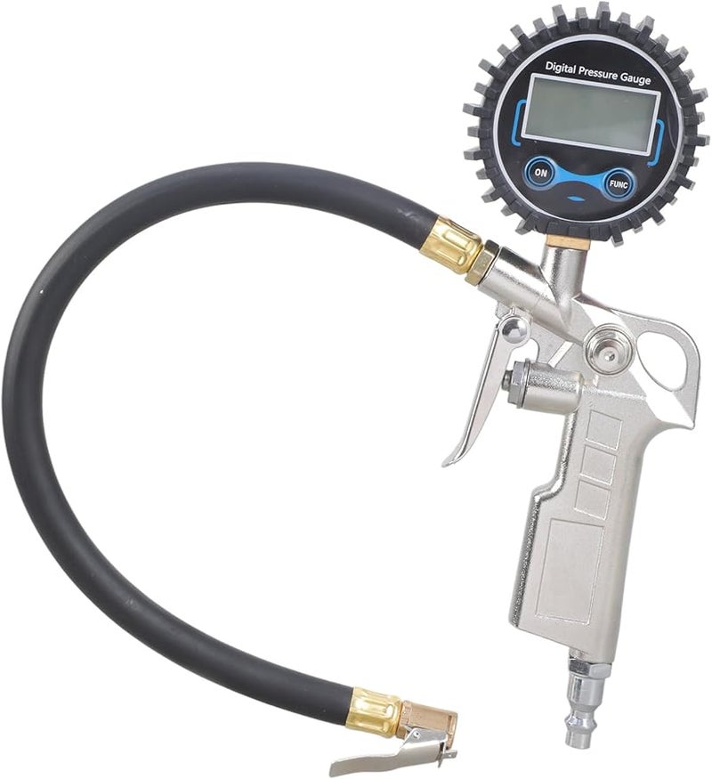 مقياس ضغط هواء الإطارات الرقمي للسيارات والشاحنات، مضخة نفخ مقاومة للماء، منظم هواء - Image 1