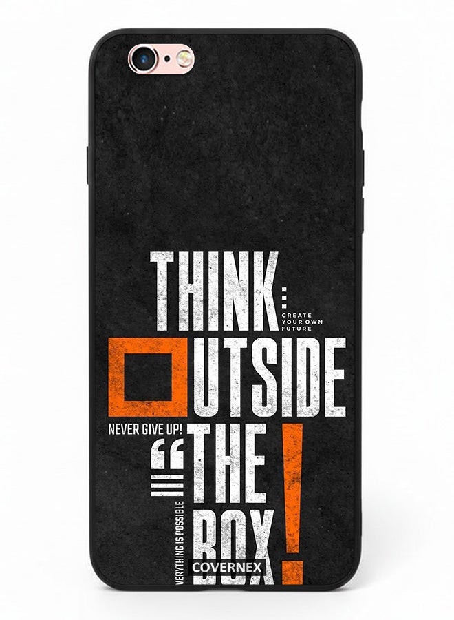 Covernex Apple iPhone 6s Protective Case Cover Printed Featuring Think Outside The Box - Image 2