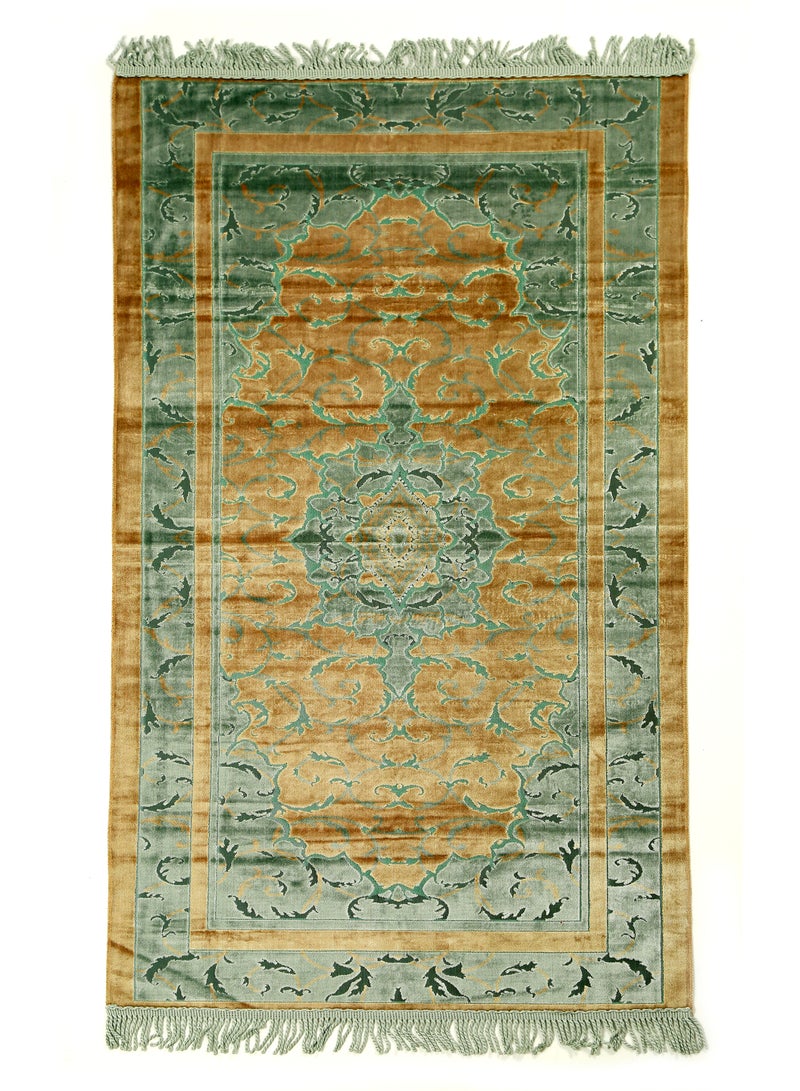 Vitacelli Prayer Mat 614GSM  Anti-Slip Velvet Top Islamic Prayer Mat New Design Thick Padded Sajadah Prayer Rug for Men Women Eid Gift Ramadan ( 140cm X 72cm) - Image 1