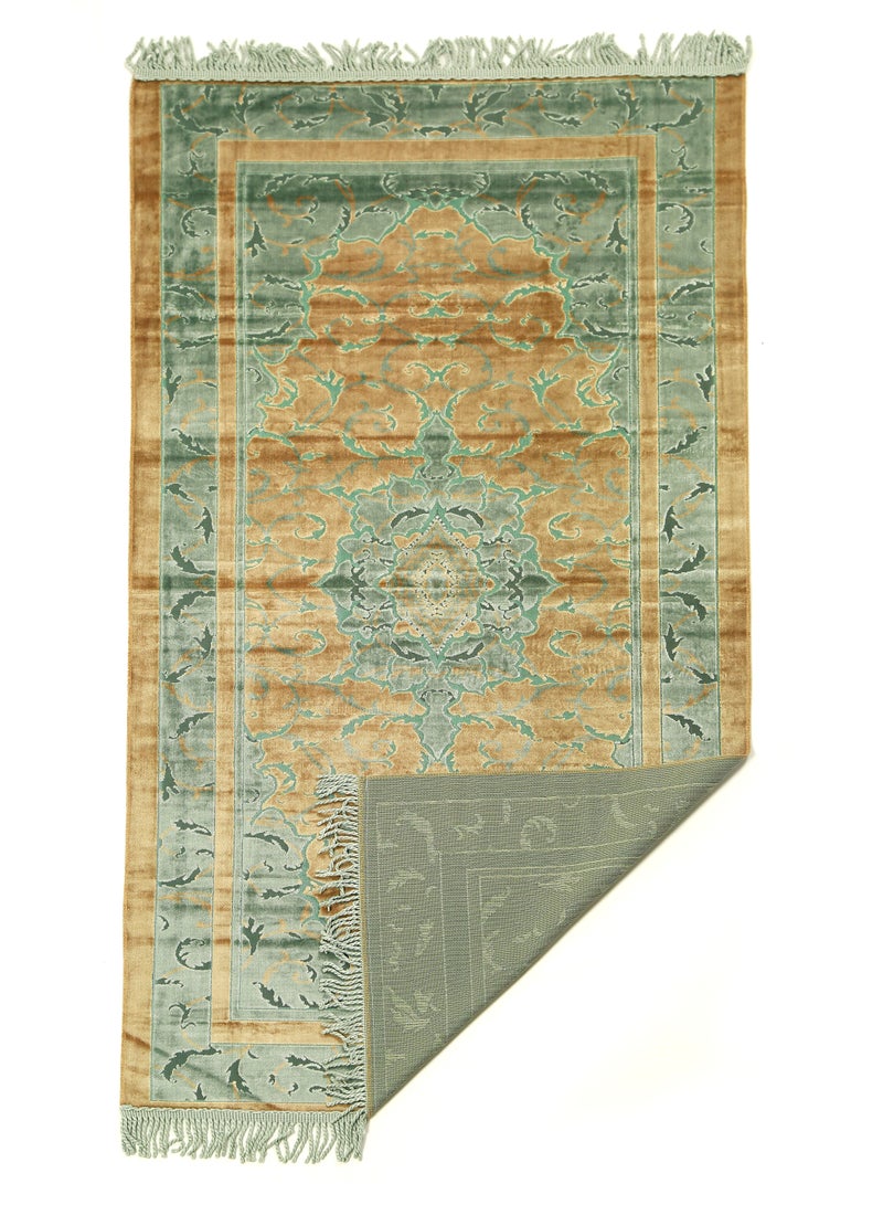 Vitacelli Prayer Mat 614GSM  Anti-Slip Velvet Top Islamic Prayer Mat New Design Thick Padded Sajadah Prayer Rug for Men Women Eid Gift Ramadan ( 140cm X 72cm) - Image 2