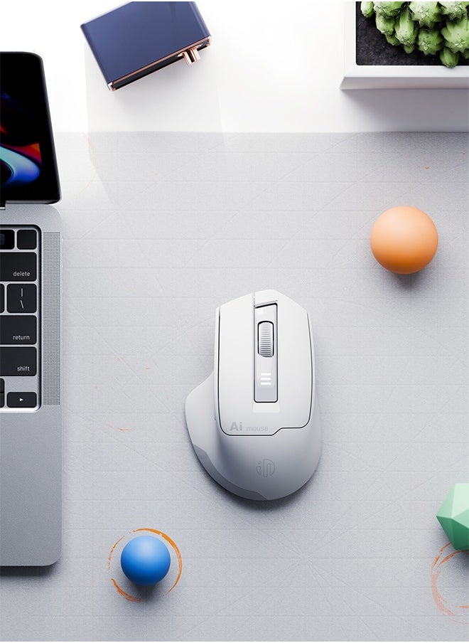 inphic S6 Voice Mouse Wireless Bluetooth Dual-mode Rechargeable Silent Intelligent Voice Controlled Typing Ai Office And Home  - Image 2