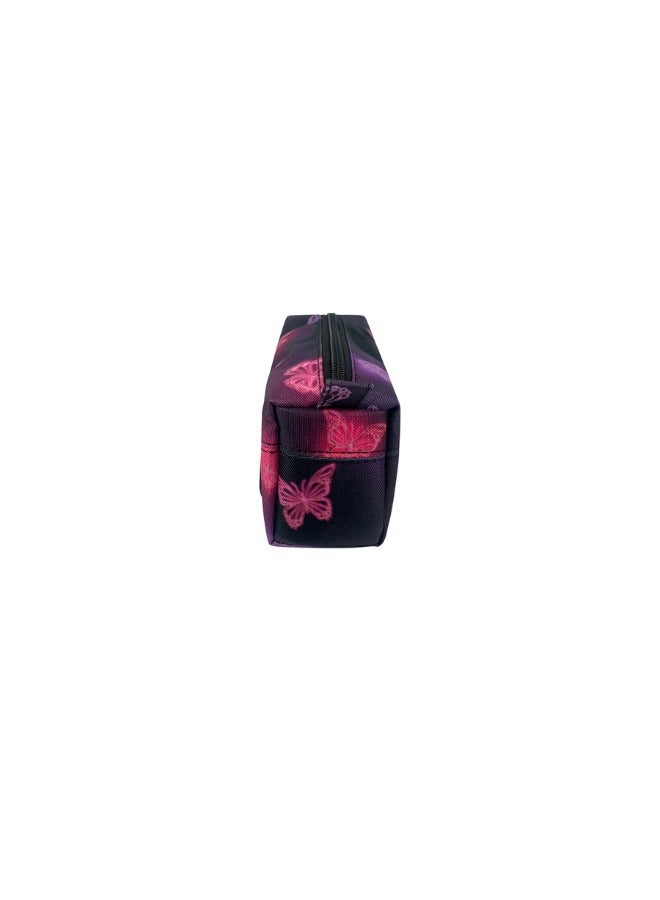 JUST HYPE Original Pencil Pouch - Pink&Purple Glow Butterfly - Image 3