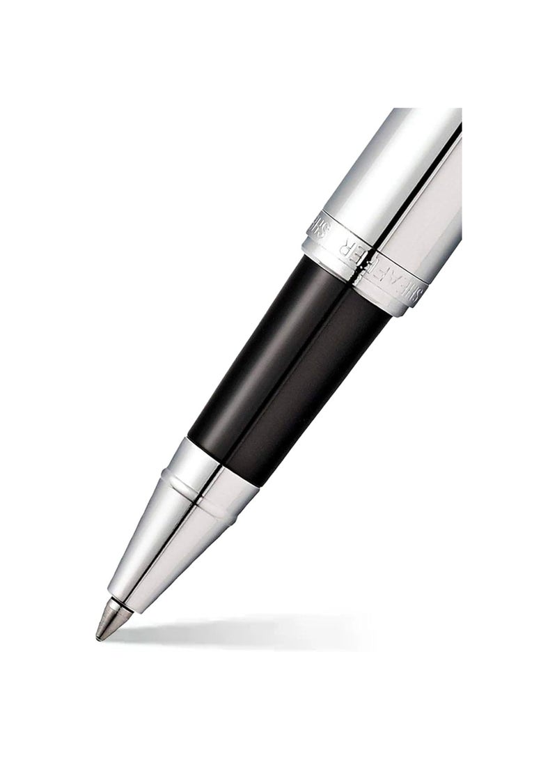 SHEAFFER VFM Rollerball Pen With Chrome Trim And Polished Chrome Barrel In Gift Box - Image 2