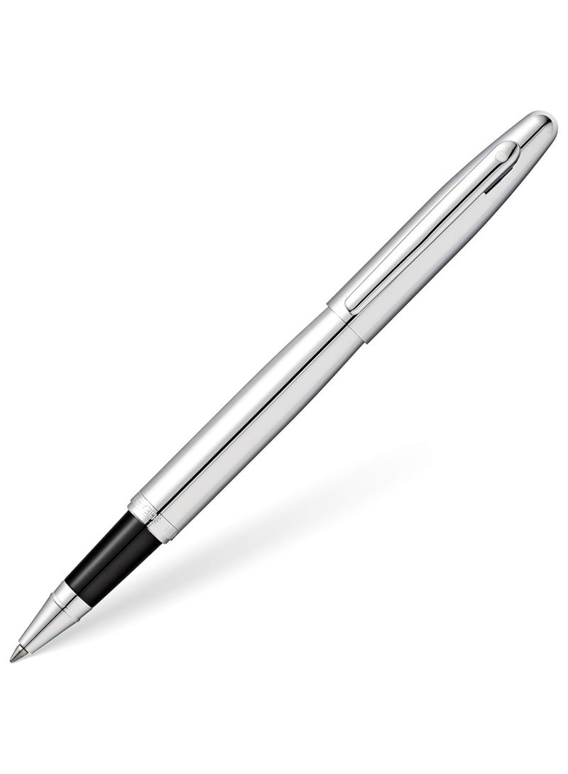 SHEAFFER VFM Rollerball Pen With Chrome Trim And Polished Chrome Barrel In Gift Box - Image 4