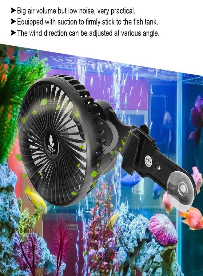 Simlug Aquarium Temperature Control Fan, Fish Tank Fan, Aquarium Chiller 110-240 Aquarium Cooling Fan Mute Aquarium Chiller for Aquarium (Fs13) - Image 4