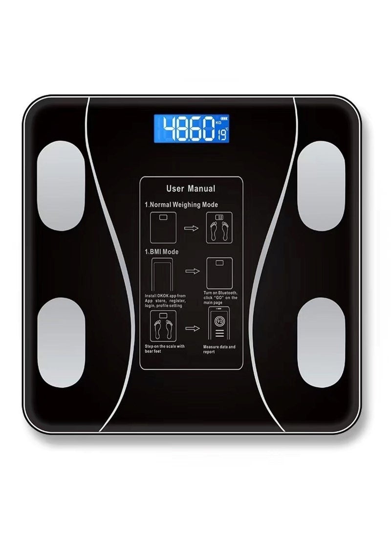 Huitich Bluetooth Body Fat Scale 26x26cm Smart Health Scale - Image 1