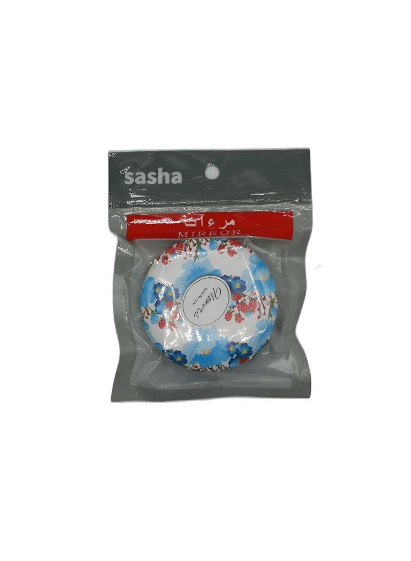 Sasha Sasha Round Handbag Mirror: A Stylish And Functional Accessory For Your Daily Needs, Perfect For Touch-Ups And Enhancing Your Beauty Routine On The Go - Image 1