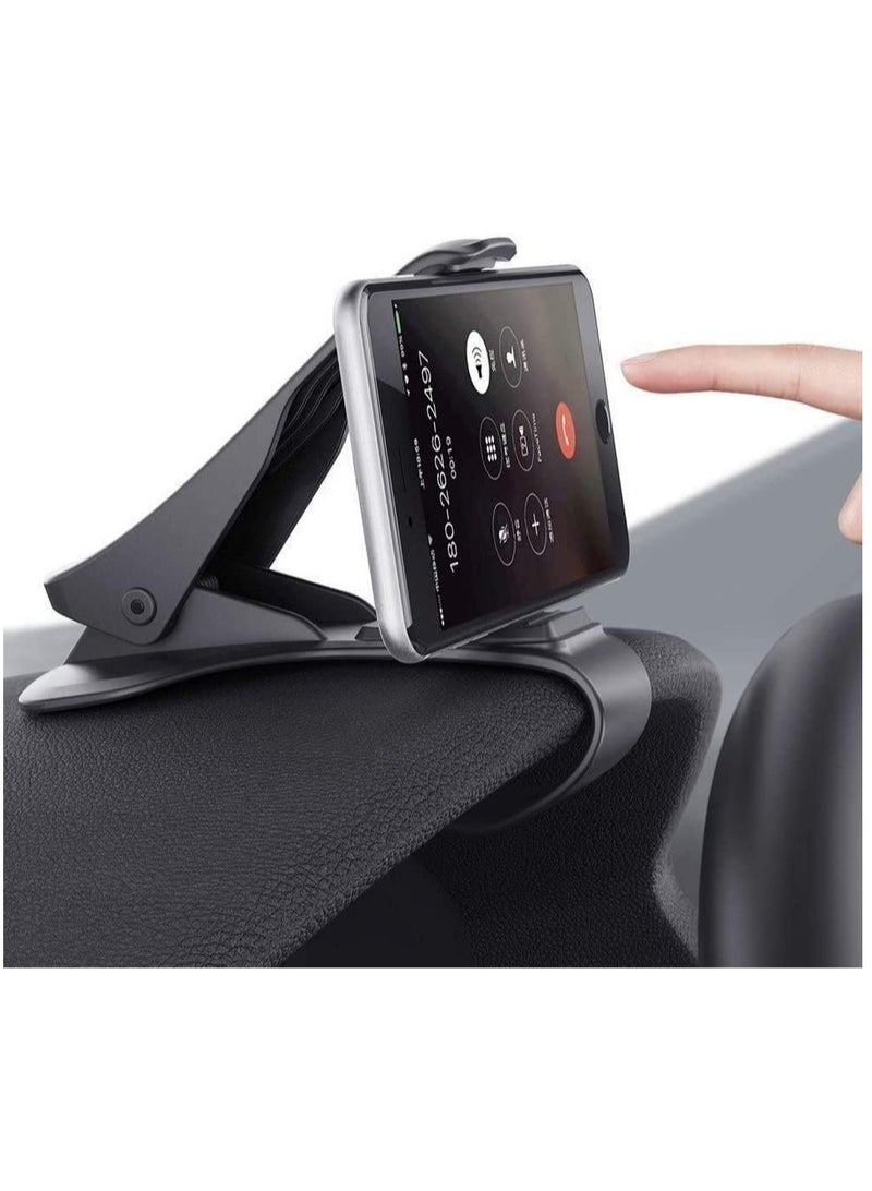 ELTRAZONE Car Phone Holder Dashboard Cellphone Mount Mobile Clip Stand HUD Non-Slip Cell Phone Holder Design for Smart phone(3.0-6.5inch) - Image 1
