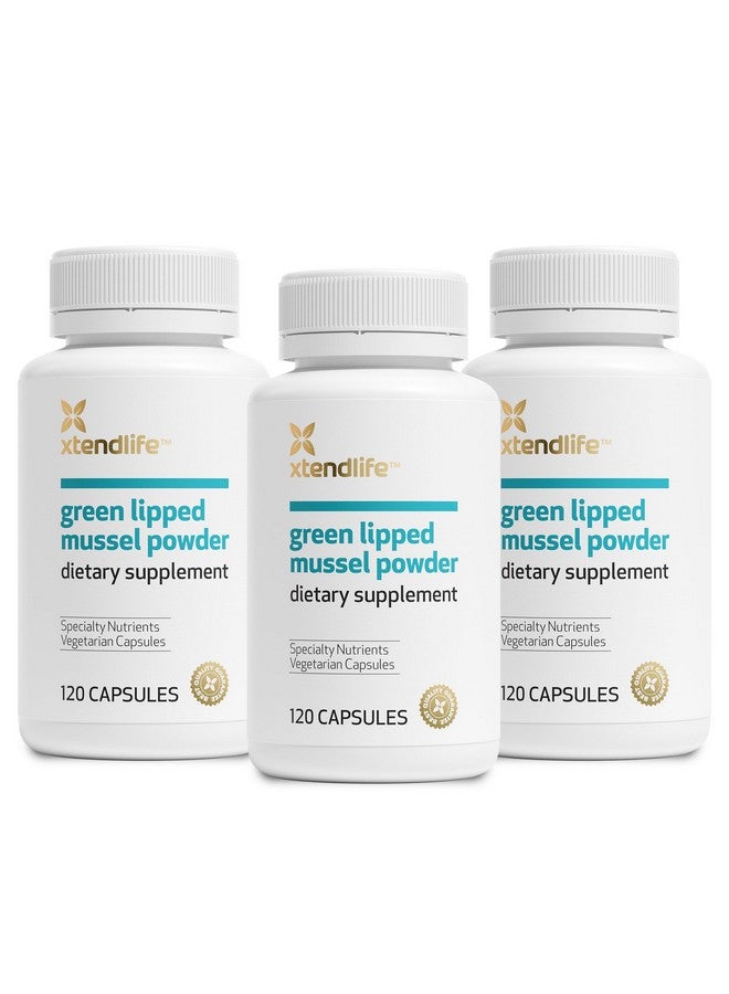 xtendlife Xtendlife Green Lipped Mussel Powder Supplement for Joint Health, Sourced from New Zealand, 2400mg per Serving,120 Capsules (3 Pack) - Image 1