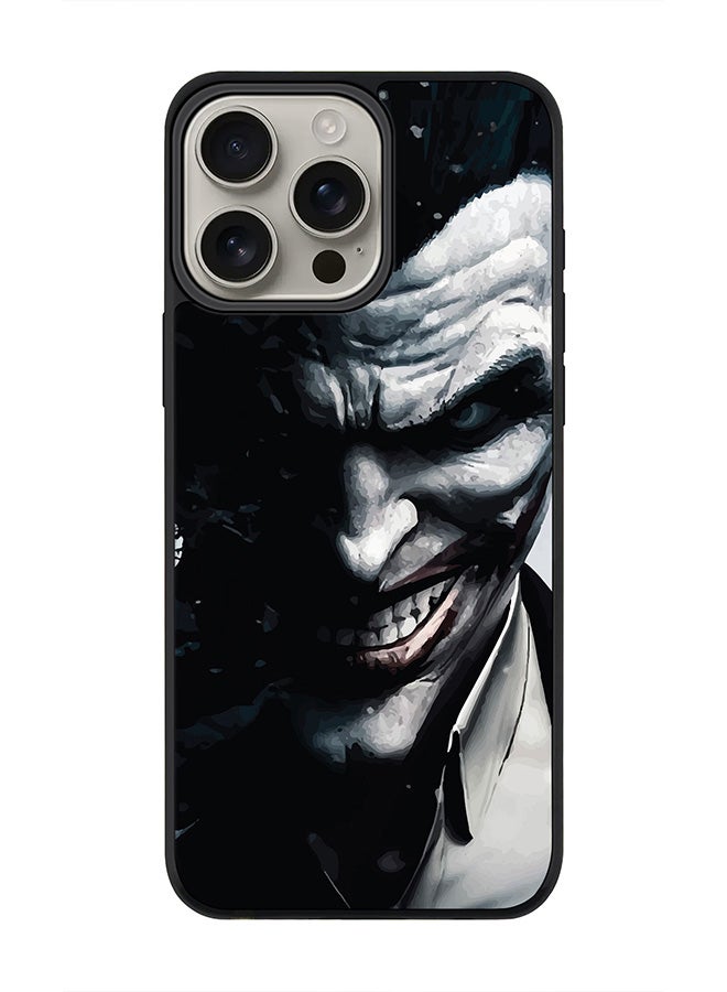 Stylizedd For iPhone 16 Pro Max Case [Compatible with MagSafe] Slim Magnetic cover Phone Case iPhone 16 Pro Max -Arkham Joker - Image 1
