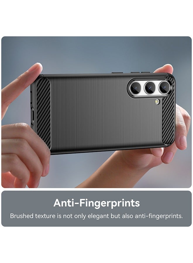 X-level Samsung Galaxy S24 Plus 5G Case Cover with Soft TPU Carbon Fiber Texture Anti-Scratch Shockproof Slim Anti-Drop Bumper Back Cover Comfortable Touch shell Phone Accessory for Samsung Galaxy S24+ - Image 4