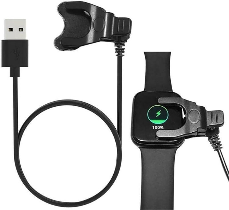 USB Clip Charging 2 Pin Charger For Smart Watch Compatible With 119/A6/X20/V19/X12/TB3S/S2