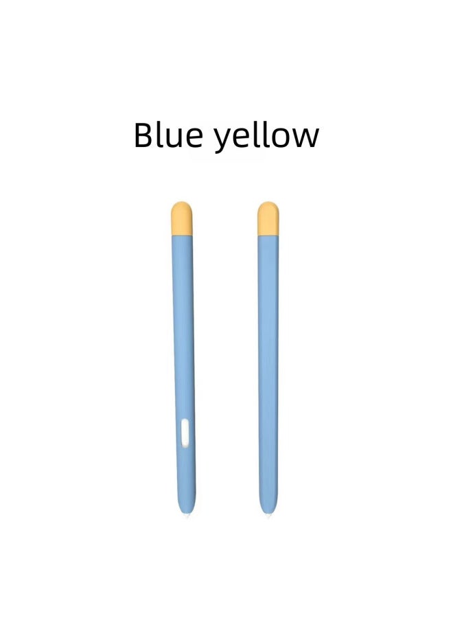 Neutral Suitable For Samsung Galaxy Pencil Case Galaxy Tab S7 S8/8 +/s9 + Silicone Contrast Color Pen Case - Image 4
