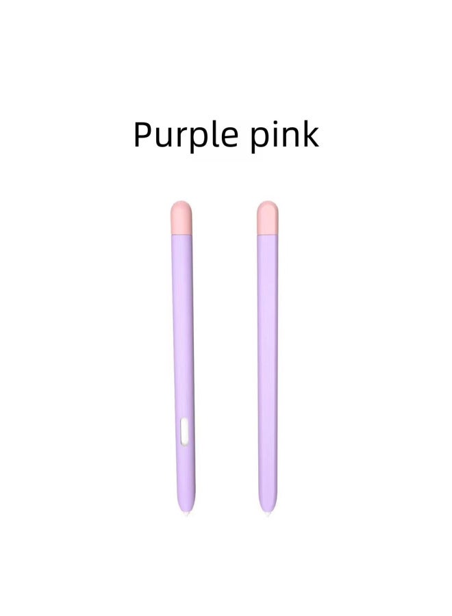 Neutral Suitable For Samsung Galaxy Pencil Case Galaxy Tab S7 S8/8 +/s9 + Silicone Contrast Color Pen Case - Image 2
