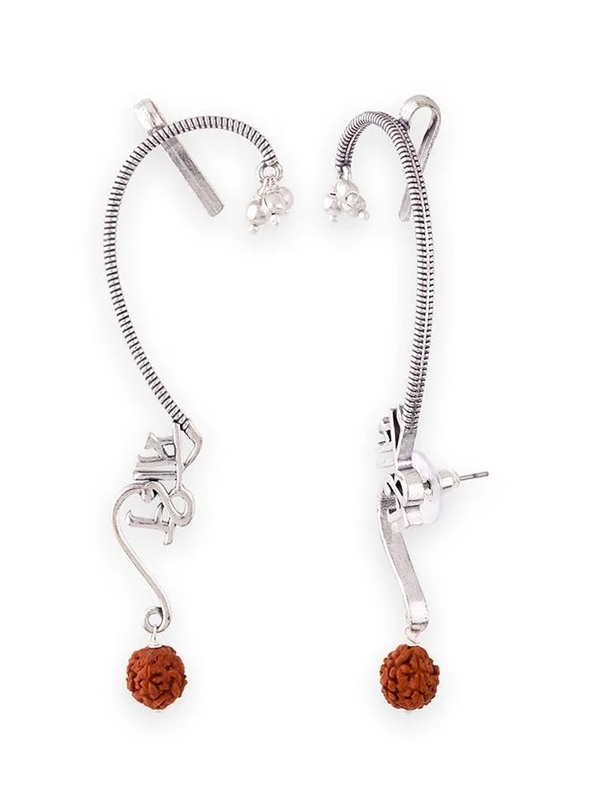 VOYLLA Aham Brahmasmi Moksh Ear Cuff Earrings