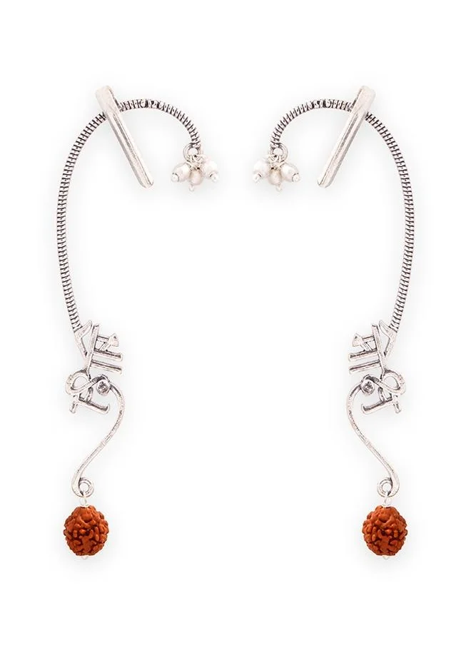 VOYLLA Aham Brahmasmi Moksh Ear Cuff Earrings
