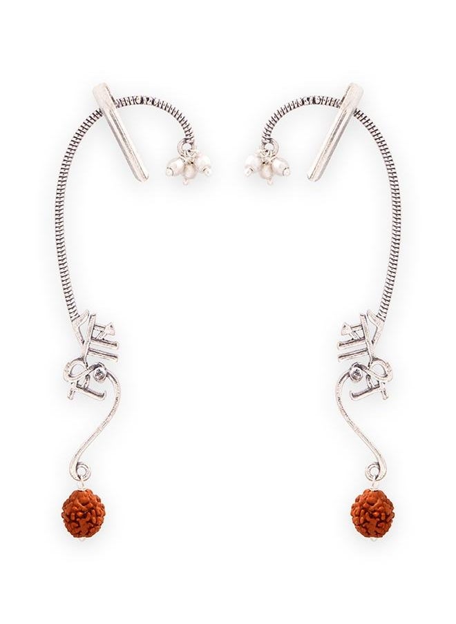 VOYLLA Aham Brahmasmi Moksh Ear Cuff Earrings  - Image 4
