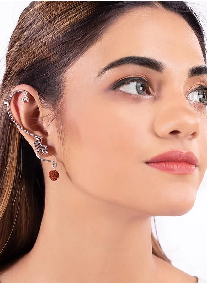 VOYLLA Aham Brahmasmi Moksh Ear Cuff Earrings