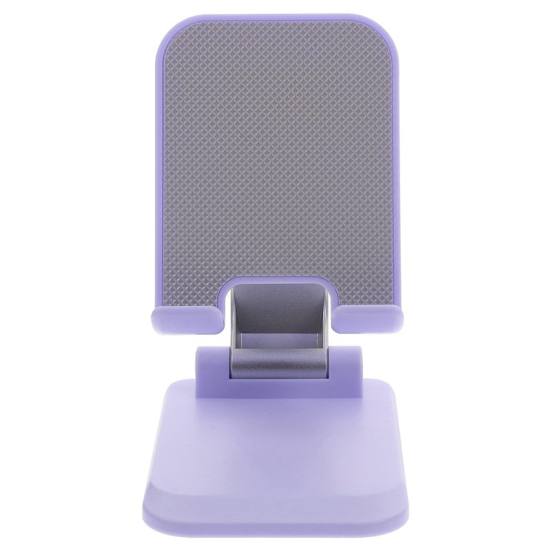 Violet Metal Adjustable Foldable Phone Stand Holder With Multi Angle Height Settings - Image 2