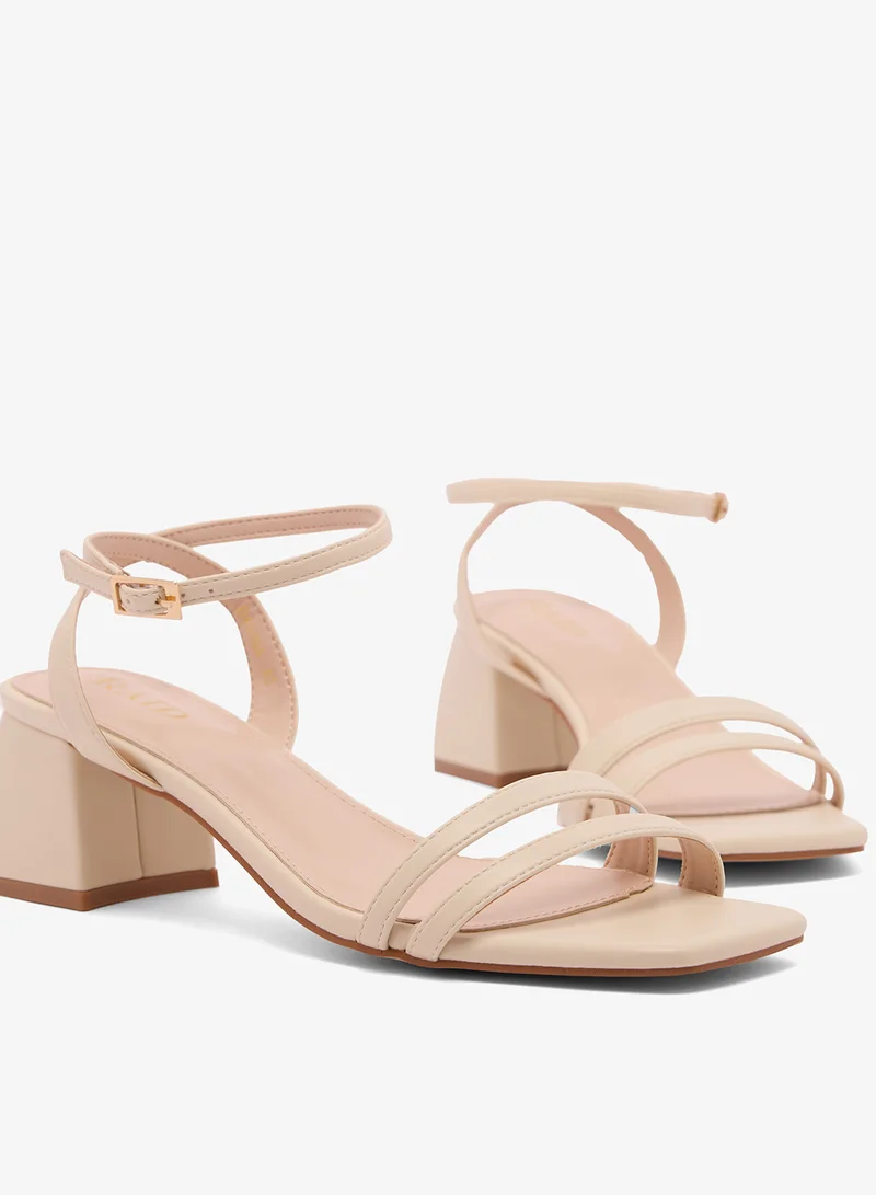 RAID  Ankle Strap Heeled Sandals for Women | Best Price UAE