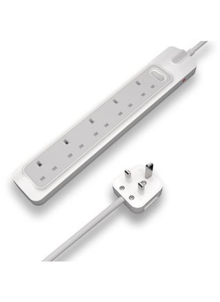 RAFEED Extension Cord 5 Meter 5 Sockets 13A 2990W WA50013 - pzsku/Z7C32399F6845817DE3B7Z/45/_/1676201833/51b52d09-9c1d-44f3-963d-74cfb9059238