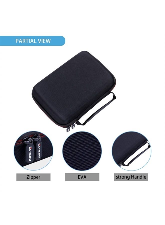 حافظة صلبة لكاميرا GoPro HERO 11 / 10 / 9 / 8 / 7 / 6 / 5 / Hero (2018) أو كاميرا GoPro MAX الرقمية المقاومة للماء، مع 4 فواصل قابلة للتحريك