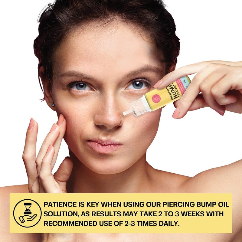 BASE LABORATORIES Base Labs Piercing Bump Solution - Keloid Shrinking Drops for Ear & Nose with Essential Oils - 15ml - Image 5
