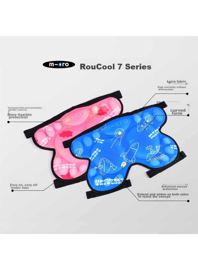 M-cro Children's Roller Skating Hip Protection Anti-fall Pants, Skateboard And Ice Skating Sports Hip Guard, Blue, Size S - Image 4