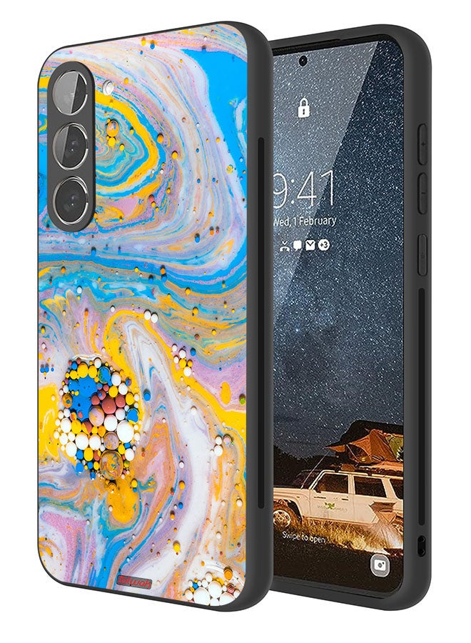 Tolwak Samsung Galaxy S23 5G Protective Case Cover Gems Colorful Abstraction - Image 1