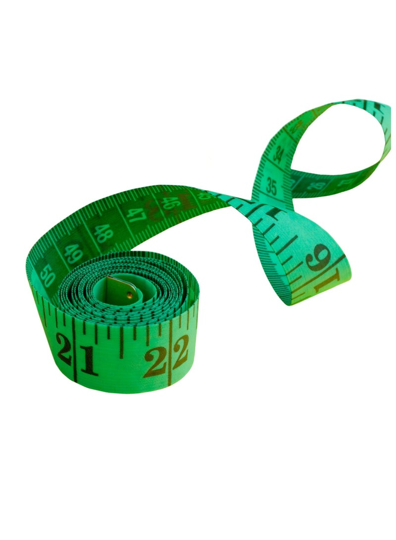 Soft Tape Measure 150cm Double-Sided Retractable Measuring Tape for Body, Sewing, Tailoring & Fitness, Flexible Fiberglass Ruler 1.5m, Assorted Colour - Image 2