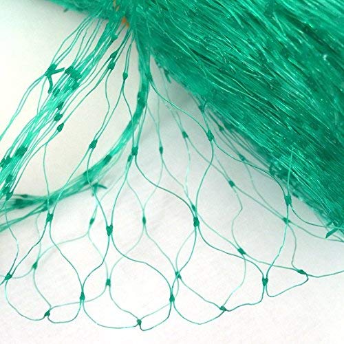 Moira 100 sqft Anti Bird Net Thin Green Plastic Net with 30 pcs Self Locking Clips (10X10) - Image 2